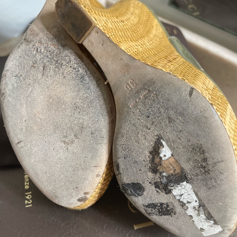 Gucci wedge sandals - Picture 6 of 9